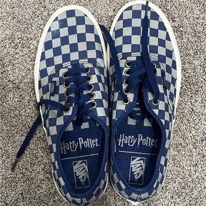 Vans Harry Potter Blue Checkered Men’s Shoes